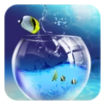 fish pond android application logo